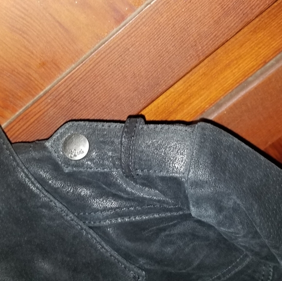 NWOT -Real Leather Levi's Metallic Jacket - Picture 7 of 10